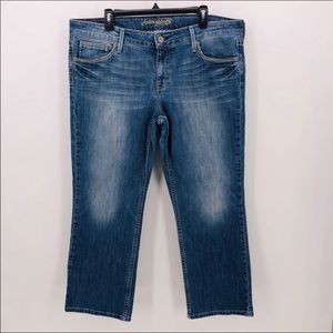 American Eagle low rise petite jeans